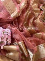 Tissue Banarasi Saree with Pearls