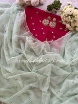 Jhilmil Chiffon Saree