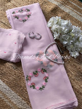 Silken Hearts Chiffon Saree