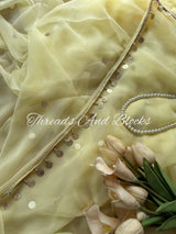 CHAMKI Chiffon Saree