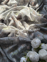 Ash Bloom Chinnon Saree