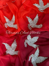 Glistening Hummingbird Saree