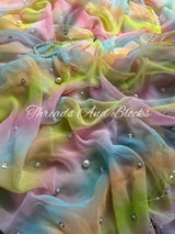Parade of Pastels Chiffon Saree