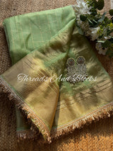 Tissue Banarasi Kiran Border Saree