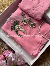 Pearl Vine Chiffon Saree