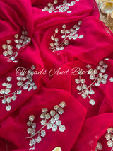 Sweet Pea Floral Buta Saree