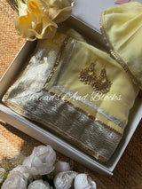 Organza Lappa Border Saree