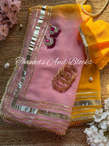 GOTA REKHA Chiffon Saree