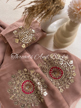 Zubeida Zardosi Buta Saree