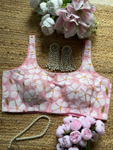 Blush Hibiscus Blouse