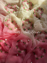 Silken Hearts Chiffon Saree