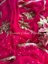 Mewar Saaz Bandhani Saree