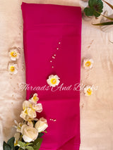 Plain Chiffon Saree