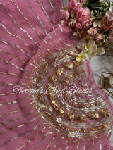 Pink Surya Gota Saree