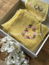 Silken Hearts Chiffon Saree