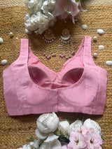 Pink with Pink Petunia Blouse