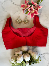 Red Classic Blouse