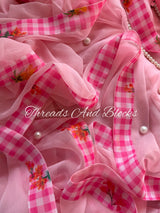 Checkmate Blush Saree