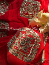 Nazraana Crepe Saree