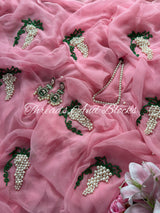 Pearl Vine Chiffon Saree
