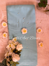 Plain Chiffon Saree