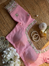 Pink Mogra Blouse
