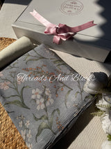 Ash Bloom Chinnon Saree