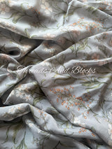Ash Bloom Chinnon Saree