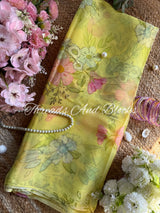 LIMONCELLO Chiffon Saree