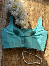 Blue Pearl Stack Blouse
