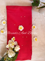 Plain Chiffon Saree