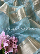 Tissue Banarasi Saree with Pearls