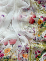 Bagh-e-bahar Chiffon Saree