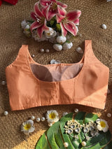 Peach Dahlia Blouse