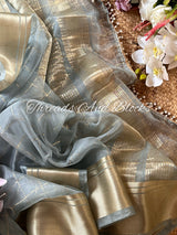 Tissue Banarasi Saree with Pearls