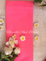 Plain Chiffon Saree