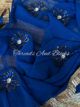 Jewel of Night Sky Saree