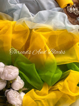 Whispers of Summer Shaded Saree