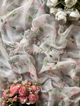 White Orchid Kota Doriya Saree