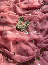 CHAMKI Chiffon Saree