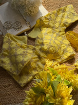 Lemon Zari Jaal Blouse