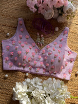 Lilac Petunia Blouse