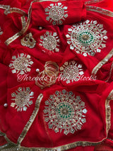 LAAL ZUBEIDA Saree