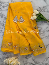 Rajwada Peacock Border Jaal Saree