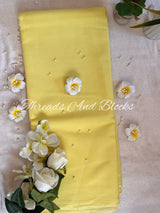 Plain Chiffon Saree