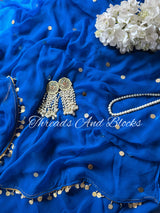 CHAMKI Chiffon Saree