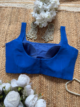CHAMKI Royal Blue Blouse