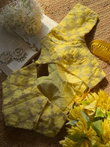 Lemon Zari Jaal Blouse