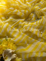 Bagh-e-Leher Chiffon Leheriya Saree