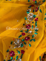Basant Baag Chiffon Saree